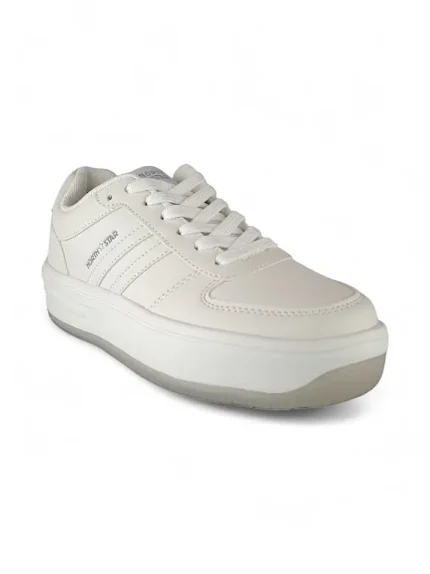 Tenis Colegiales Blancos Cordon Northstar - 5737-1