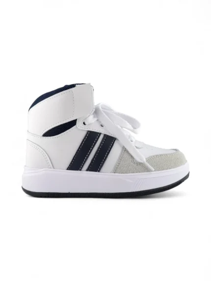 Botin Niño Deportivo Casual Blanco - 6078-737