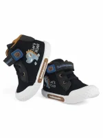 Botin Niño Bebe Dinosuario Negro Bubblegummers - 6326-557