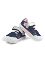 Tenis Niña Tela Jean Azul Bubblegummers - 6325-3