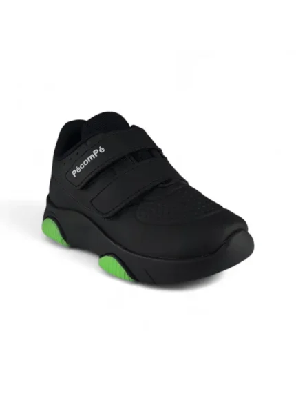 Tenis Niño Velcro Deportivos Negros Titinos - 6231-13