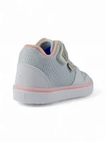 Botin Niña Moda Velcro Cordon Gris Titinos - 6472-811