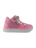 Botin Niña Moda Velcro Cordon Rosado Titinos - 6472-15