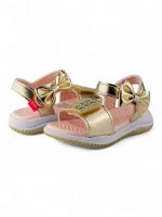 Sandalia Niña Fashion Dorado Corbatin Titinos - 6470-113