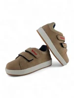 Zapato Niño Velcro Casual Beige Titinos - 6216-97