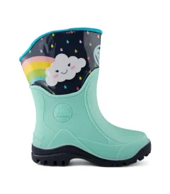 Bota Lluvia Niña Selvita Aguamarina Bubblegummers - 6421-3