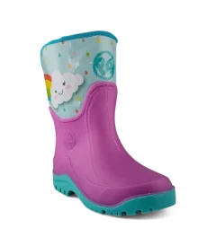 Bota Lluvia Niña Selvita Lila Bubblegummers - 6421-879