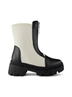 Bota Niña Fashion Cremallera Blanca Titinos - 6500-631