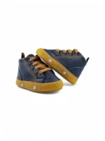 Botin Niño Bebe Azul Cordon Titinos - 6505-3