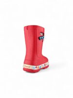 Bota de lluvia para niño en EVA liviana color rojo, impermeable y cómoda - Titinos Ref 6849-140