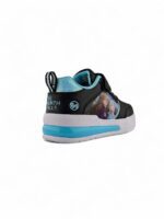 Tenis de las Princesas Ana y Elsa de Frozen de Disney en color Negro con Aguamarina marca Bubblegummers