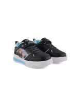 Tenis de las Princesas Ana y Elsa de Frozen de Disney en color Negro con Aguamarina marca Bubblegummers