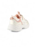 Tenis Ultralivianos con Velcro y cordon para niña en color Blanco con Rosado marca Bubblegummers