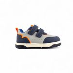 Tenis Velcro Casual para niño en color Azul oscuro con Gris marca Bubblegummers