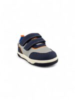 Tenis Velcro Casual para niño en color Azul oscuro con Gris marca Bubblegummers