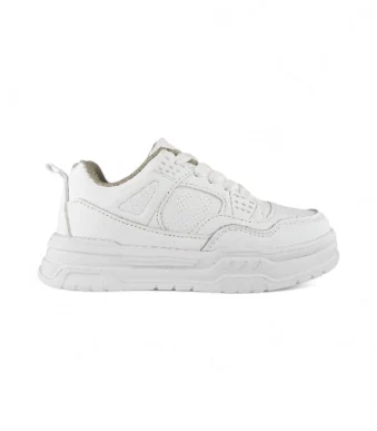 tenis escolar blanco con cordón para niño o niña marca Titinos