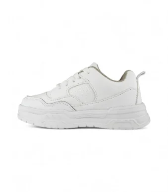 tenis escolar blanco con cordón para niño o niña marca Titinos