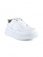 tenis escolar blanco con cordón para niño o niña marca Titinos