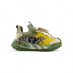 Tenis Dinosaurio Verde para niño con luces, diseño divertido y suela antideslizante marca Titinos referencia 6976-82.