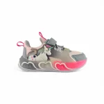Tenis Unicornio Gris para niña con diseño encantador, detalles brillantes y suela antideslizante marca Titinos referencia 6973-95.