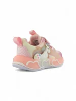 Tenis Unicornio Rosado para niña con diseño mágico, colores suaves y suela antideslizante marca Titinos referencia 6973-15.