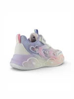 Tenis deportivos lila para niña con diseño moderno, suela liviana y cómoda marca Titinos referencia 7191-141.
