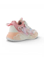 Tenis deportivos rosados para niña con diseño moderno, suela liviana y ajuste cómodo marca Titinos referencia 7191-15.