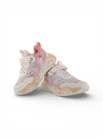 Tenis deportivos rosados para niña con diseño moderno, suela liviana y ajuste cómodo marca Titinos referencia 7191-15.