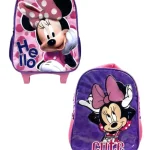 Morral Escolar Niña Trolley Minnie Disney Primavera 13"