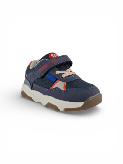 Tenis azul para niño Fisher-Price con diseño infantil, ajuste cómodo y suela liviana marca OP referencia 7100-278.