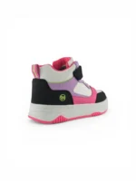 Tenis Bota Niña Velcro Blanco Bubblegummers - Imagen 4
