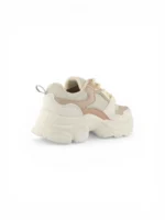 Tenis Niña Plataforma Fashion Beige Titinos - Imagen 4