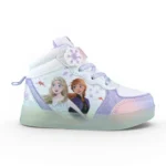 Botín Niña Luces Frozen Blanco Bubblegummers