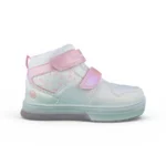 Botín Niña Luces Velcro Rosado Bubblegummers