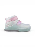 Botín Niña Luces Velcro Rosado Bubblegummers