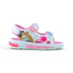 Sandalia Niña Luces Princesas Blanco Bubblegummers