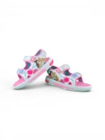 Sandalia Niña Luces Princesas Blanco Bubblegummers - Imagen 5