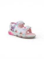 Sandalia Niña Luces Stitch Blanco Rosa Bubblegummers - Imagen 2