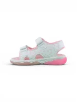 Sandalia Niña Luces Stitch Blanco Rosa Bubblegummers - Imagen 3