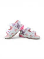 Sandalia Niña Luces Stitch Blanco Rosa Bubblegummers - Imagen 5