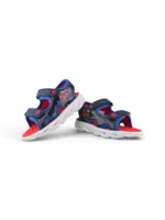 Sandalia Niño Luces Spiderman Azul Bubblegummers - Imagen 5