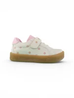Tenis Niña Florecitas Beige Titinos
