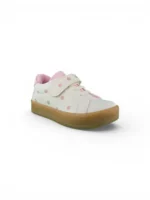 Tenis Niña Florecitas Beige Titinos - Imagen 2