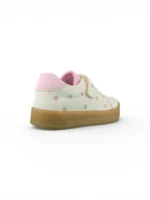 Tenis Niña Florecitas Beige Titinos - Imagen 4